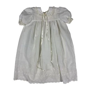 Vintage Madonna by Haddad Christening Gown Baptism Communion Off-white 6-12 Mont - Picture 1 of 9