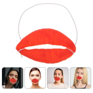 5 Pcs Big Mouth Toy Man Cosplay Supplies Fake Lips for Halloween - Picture 1 of 12