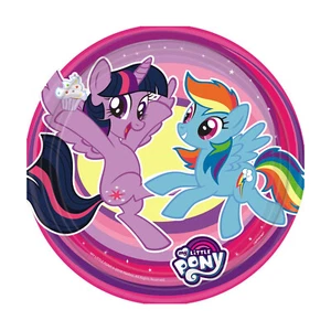 My Little Pony Plates Paper Party 18cm Horse Birthday Party Plates Tableware X 8 - Picture 1 of 1