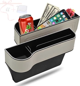Car Seat Gap Filler Organizer, 2 Pack Multifunctional Car Seat Organizer, Auto C - Picture 1 of 12