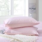2 Pcs 2000tc Pillowcase Size Standard Queen King Body(x1) Hotel Quality 8 Colors