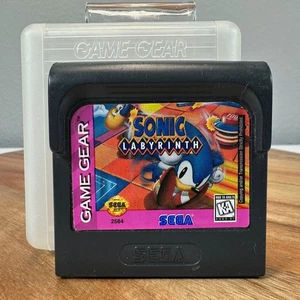Sonic Labyrinth Sega Game Gear Video Game Cartridge Tested & Working - Picture 1 of 4