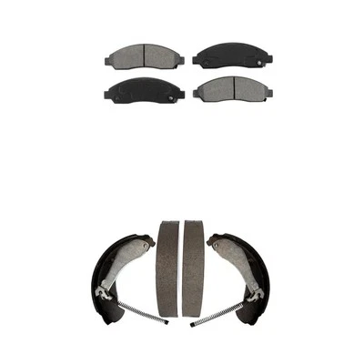 Front Brake Pads Rear Drum Shoes Kit for Chevrolet Colorado 2004-2008 oe8R - Image 1 of 4
