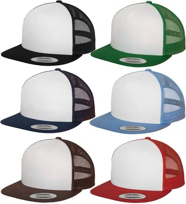 FLEXFIT YUPOONG ® CLASSIC TRUCKER CAP MESH SNAPBACK 2-TONE NEW KAPPE URBAN ERA