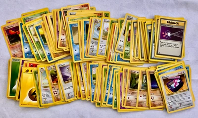 Lote de Cartas Pokémon De Colección WOTC Fósil Jungla Gimnasio Héroes Equipo Cohete Base Set Foto 1 de 4