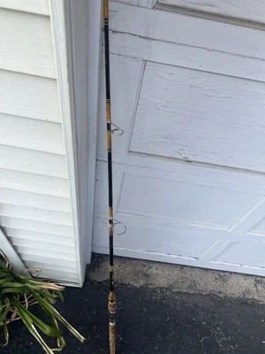 Caña de pescar Horrocks-Ibbotson H-I de colección HK4 cromo acero inoxidable guías hechas en EE. UU. Foto 1 de 4