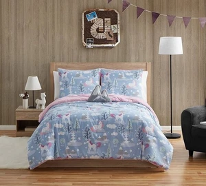 ⚡️Pawz by Bearpaw- Twin Comforter Set, 3-Piece Bedding with Matching Shams - Picture 1 of 2