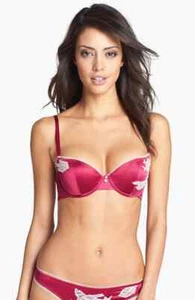 Elle Macpherson Soie Contour Balconette Bra E23-1092 Fuchsia Size 32C US NWT - Picture 1 of 2