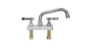 Component Hardware Group Deck Mount Faucet K11-4006 4" Centers 6" Swivel Spout - Picture 1 of 1