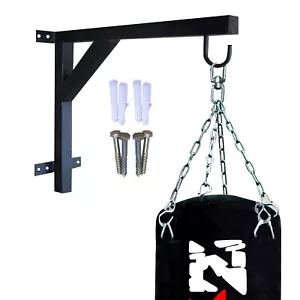 Steel Boxing Wall Bracket Punching Bag Hanging Wall Mounted Bracket Heavy Duty - Picture 1 of 4