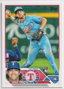 2023 Topps #37 Josh Smith RC Texas Rangers - Foto 1 di 2