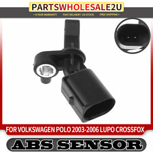 Rear Right RH ABS Wheel Speed Sensor for Volkswagen Polo Lupo Cross Fox SportVan
