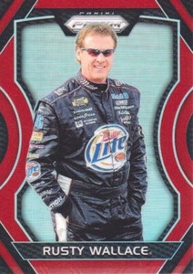 2018 Panini Prizm NASCAR Racing Prizm Red #25A Rusty Wallace 65/75