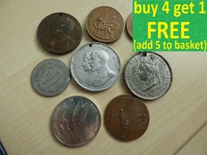 Tokens / Medals, Coronation, Pope . Choose Yours. Each item has its own pictures - Picture 1 of 94