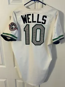 Camiseta deportiva Vernon Wells Game Worn 1999 Knoxville Smokies Toronto Blue Jays ¡RARA! - Imagen 1 de 7