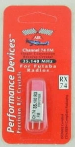 Futaba 35Mhz Channel 74 35.140Mhz Single Conversion FM Receiver Crystal - Picture 1 of 1