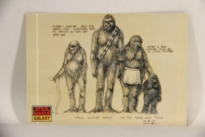 Star Wars Galaxy 1993 Topps Trading Card #19 Typical Wookiee Family L002912 - Image 1 of 2