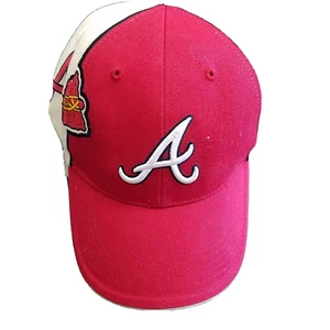 Atlanta Braves Red, White, & Blue Baseball Cap Hat Classic 47 Twins Brand - Picture 1 of 7