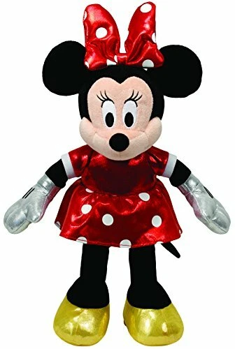 TY BEANIE BUDDIES BUDDY MINNIE MOUSE RED DRESS PLUSH SOFT TOY NEW WITH TAGS - Image 1 of 1