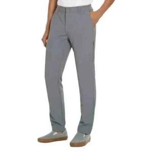 Hurley Men's water repellent Regular Fit Performance Stretch Gray Pants 32 x 30 - Picture 1 of 7