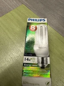 Philips 14 Watt (75w) Es E27 14W - , Energy Saving Light Bulb, Long Life, NEW - Picture 1 of 1