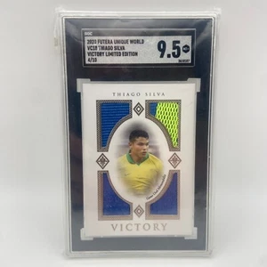 Thiago Silva 2020 Futera Unique Victory Limited Edition 4/10 Graded 9.5 Rare - Bild 1 von 11