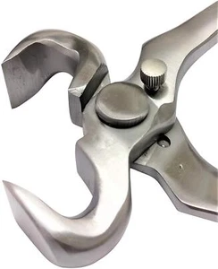 Hoof Nipper Spring Loaded 12" Stainless Steel Farrier Horseshoers Professional - Picture 1 of 3