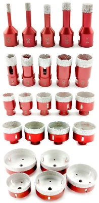 Diamantbohrkrone M14 Bohrkrone 6-120 mm Fliesenbohrer Diamantbohrer Nass+Trocken