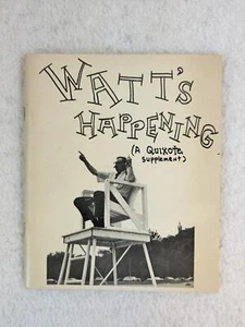SIGNED Robert "Bob" Watt WATT'S HAPPENING A Quixote Supplement Milwaukee Poet - Bild 1 von 6