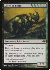 Deity of Scars Eventide NM Black Green Rare MAGIC THE GATHERING CARD ABUGames