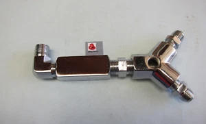 Lowrider Hydraulics 1/2" Y acero, 1/2" cuadrado válvula de retención kit cromo, alta resistencia - Imagen 1 de 3