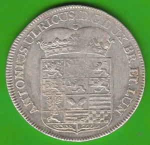 Silver Coin Braunschweig-Wolfenbüttel 2/3 Taler 1706 In Vz-St Nswleipzig - Picture 1 of 3