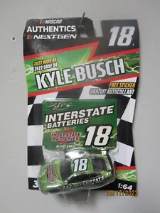 Nascar Authentics Next Gen 1:64 Scale #18 Kyle Busch Wave 2022 #04 - Picture 1 of 2