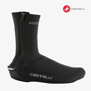 Castelli ESPRESSO WINDSTOPPER®Cycling Shoe Covers : BLACK - One Pair - Picture 1 of 2