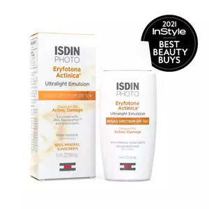 ISDIN Photo Eryfotona Actinica Ultralight Emulsion SPF50+ Sunscreen 3.4oz - Picture 1 of 11