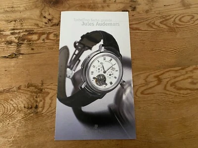 Boocklet Audemars Piguet Opuscolo - Whirlwind Data, Grande Jules Audemars - Immagine 1 di 2