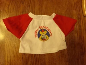 FOR doll or BEAR boys happy bearthday shirt build a bear - Picture 1 of 3