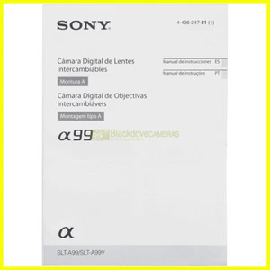Sony DSLR Alpha A99 Manual de instrucciones. SLT-A99 User guide. Español - PT - Imagen 1 de 2