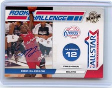 2010-11 PANINI SEASON UPDATE #3 ERIC BLEDSOE AUTOGRAPH ROOKIE RC #14/49 CLIPPERS