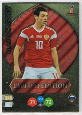 Panini WORLD CUP 2018 Adrenalyn XL ☆ LIMITED EDITION ☆ Football Cards