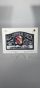 2003 UD Patch Collection All Upper Deck Patches Football Card #UD15 Coles - Picture 1 of 2