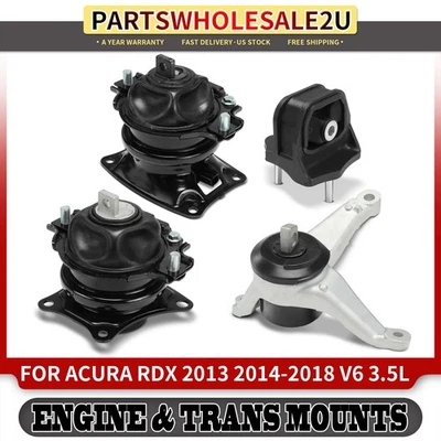 4x Motor y montaje de transmisión automática para Acura RDX 2013 2014-2018 3,5 L Foto 1 de 4