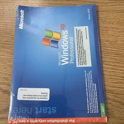 MICROSOFT WINDOWS XP PROFESSIONAL FULL OPERATING SYSTEM MS WIN PRO See Pics - Image 1 of 4