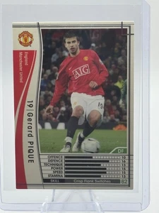 2007-08 Panini SEGA WCCF japonés Gerard Piqué novato Manchester United #133/336 - Imagen 1 de 2