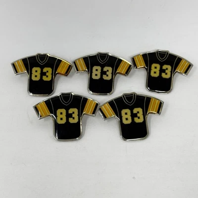 Pin de solapa esmaltada vintage #83 Heath Miller de Pittsburgh Steelers Starline Inc. años 80 Foto 1 de 4