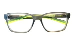 Nike Eyeglasses 7091 065 Matte Smoke Grey Green Square 54-16-140 - Picture 1 of 3