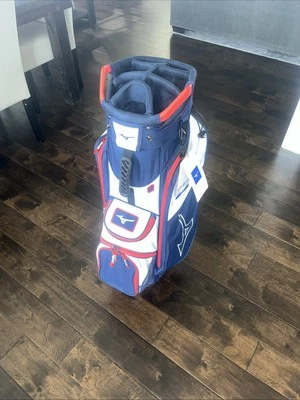 Сумка для гольфкара Mizuno LW-C новая красная, белая и синяя - Изображение 1 из 4