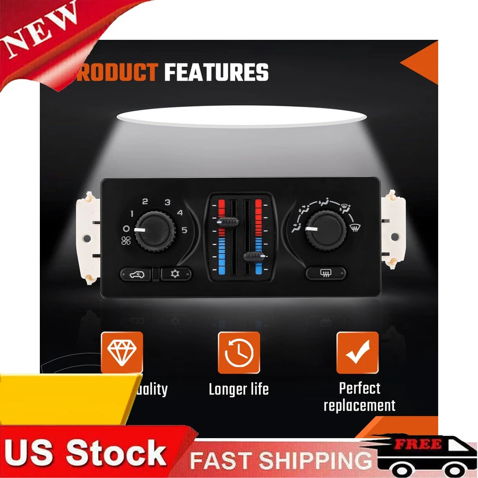 Módulo de control de clima para Chevrolet Silverado 2500 EE. UU. 599210XD NUEVO con CA manual Foto 1 de 4