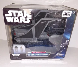 Star Wars Micro Galaxy Squadron Havoc Marauder personaggio giocattolo scatola danneggiata - Foto 1 di 14