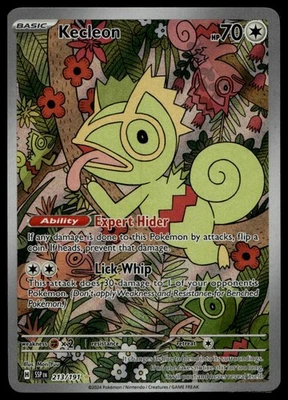 Kecleon Illustration Rare SV08: Surging Sparks 213/191 NM - Image 1 of 2